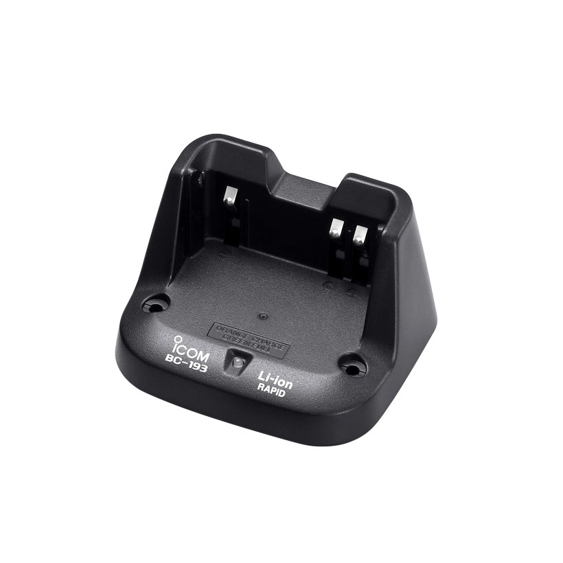 ICOM-BC123SA - Straight-angle AC adapter for rapid chargers; 100-240V with US style plug