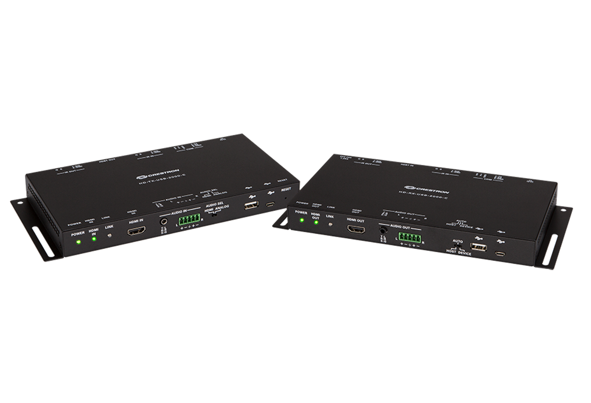 Crestron HD-EXT-USB-2000-C - 4K HDMI® & USB over HDBaseT® Extender 2000