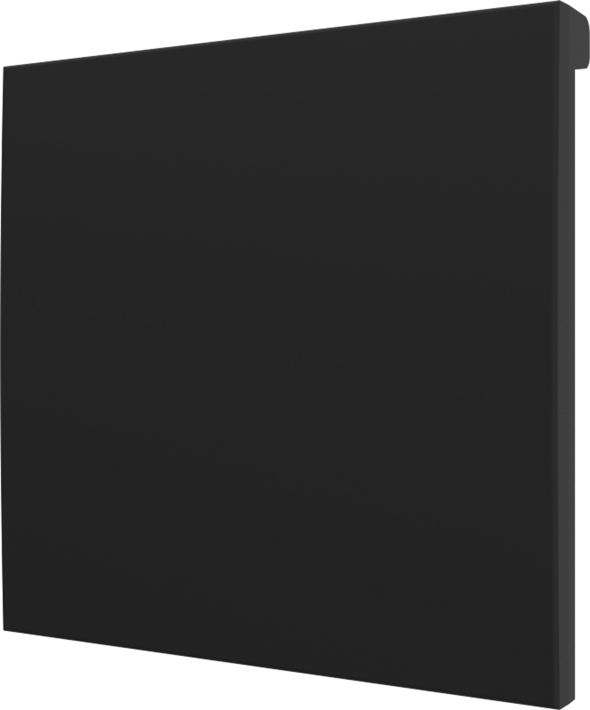 Crestron CM2-BTN-LG-B-T BLANK - Cameo® 2 Backlit Engravable Pushbutton, Large, Black Textured, Blank