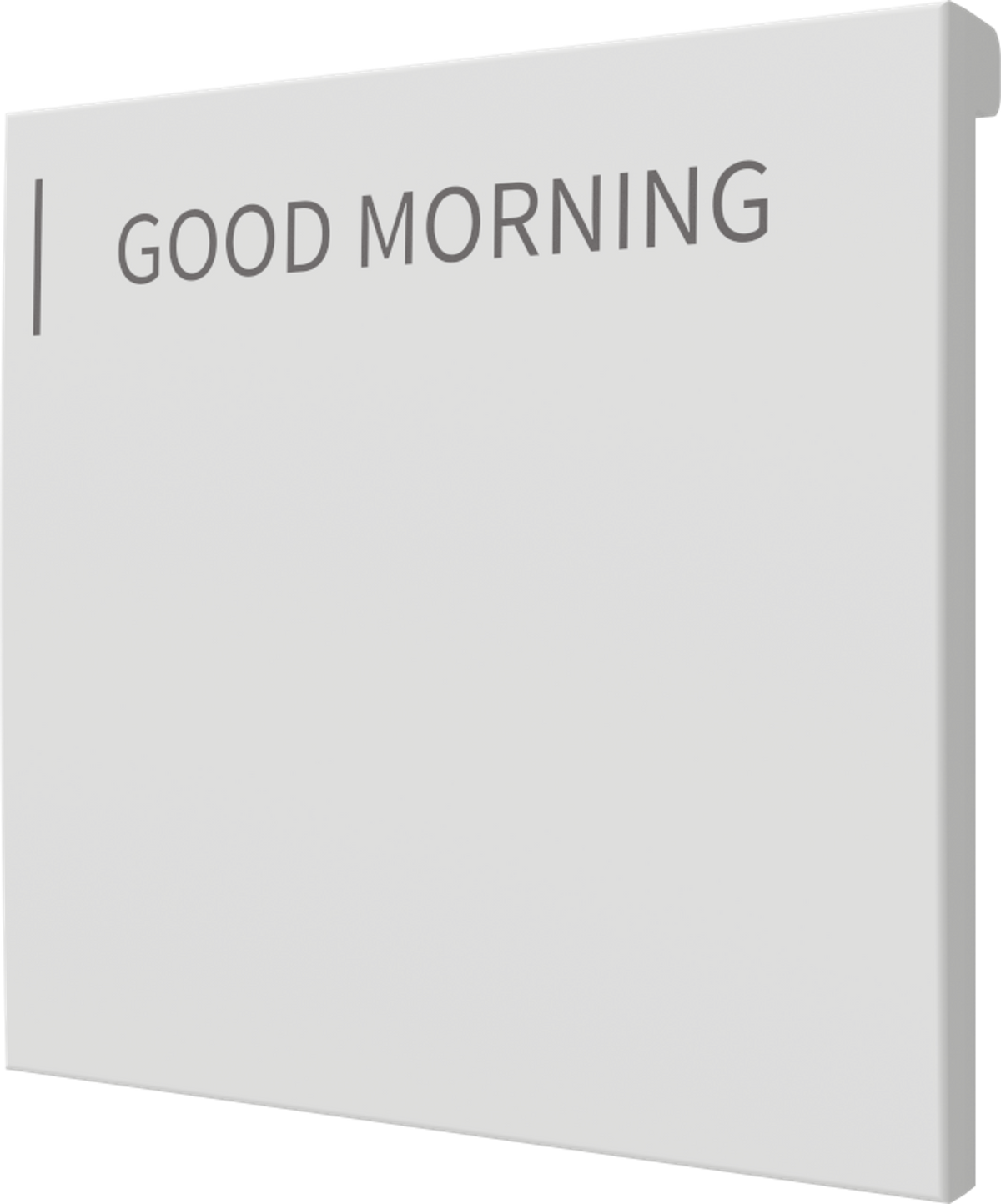 Crestron CM2-BTN-LG-W-T ENGRAVED - Cameo® 2 Backlit Engravable Pushbutton, Large, White Textured, Custom Engraved
