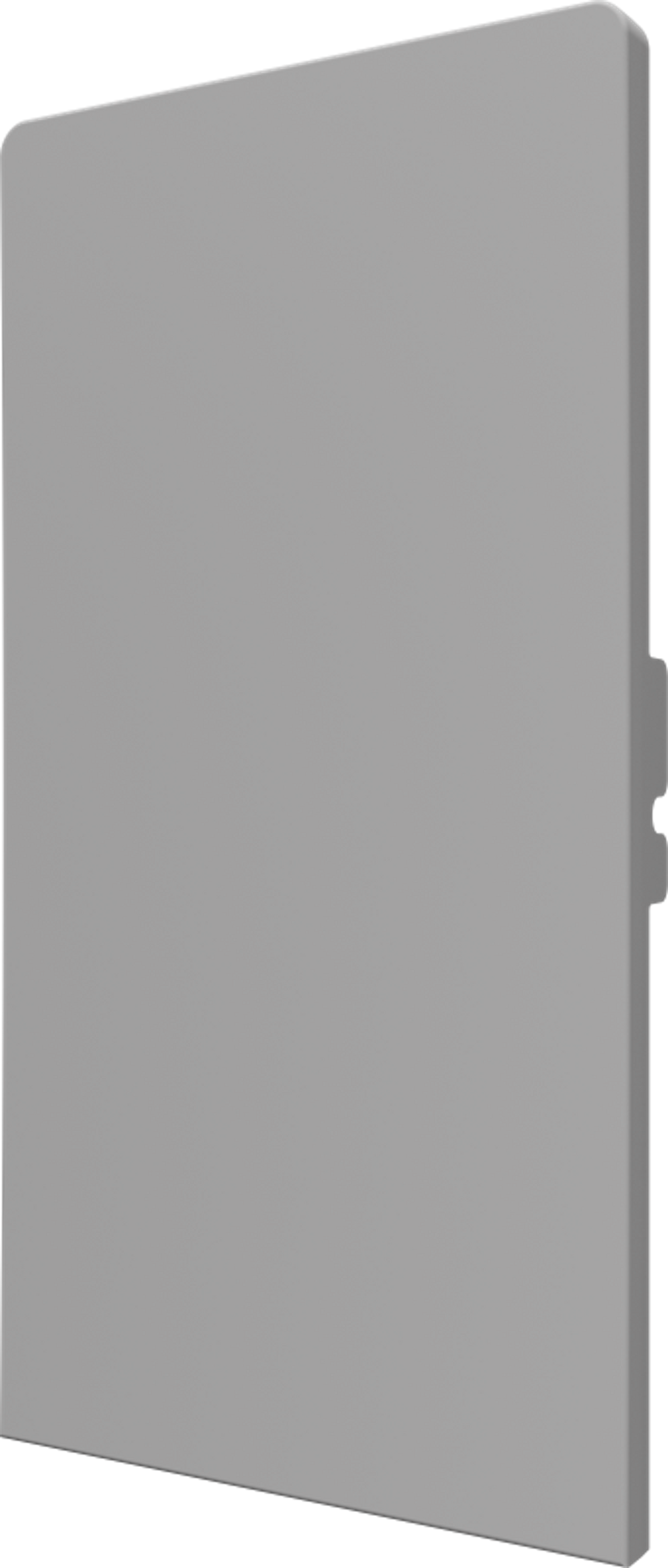 Crestron CM2-BTN-RKR-G-T BLANK - Cameo® 2 Backlit Engravable Pushbutton, Rocker, Gray Textured, Blank