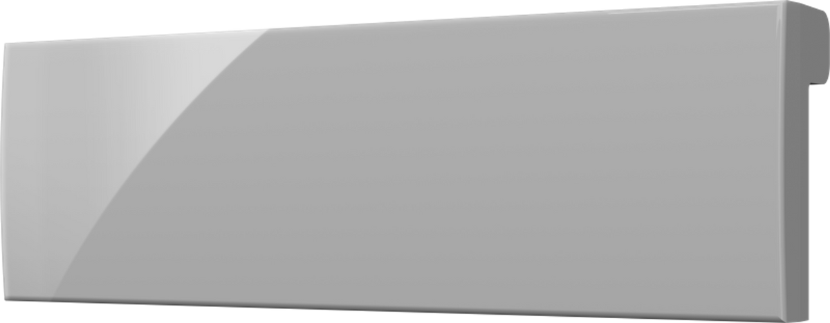 Crestron CM2-BTN-SM-G-S BLANK - Cameo® 2 Backlit Engravable Pushbutton, Small, Gray Smooth, Blank