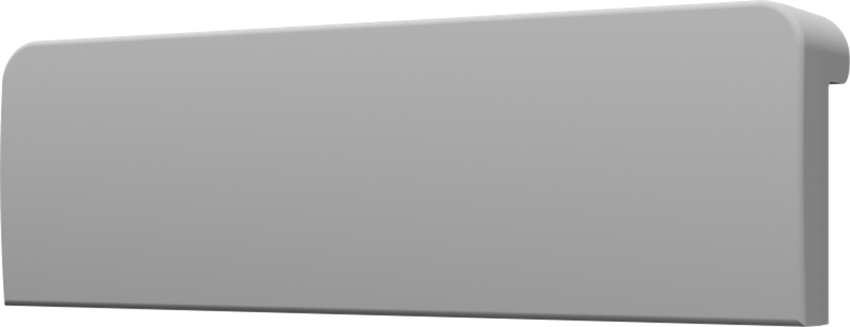 Crestron CM2-BTN-SM-TOP-G-T BLANK - Cameo® 2 Backlit Engravable Pushbutton, Small, Top, Gray Textured, Blank