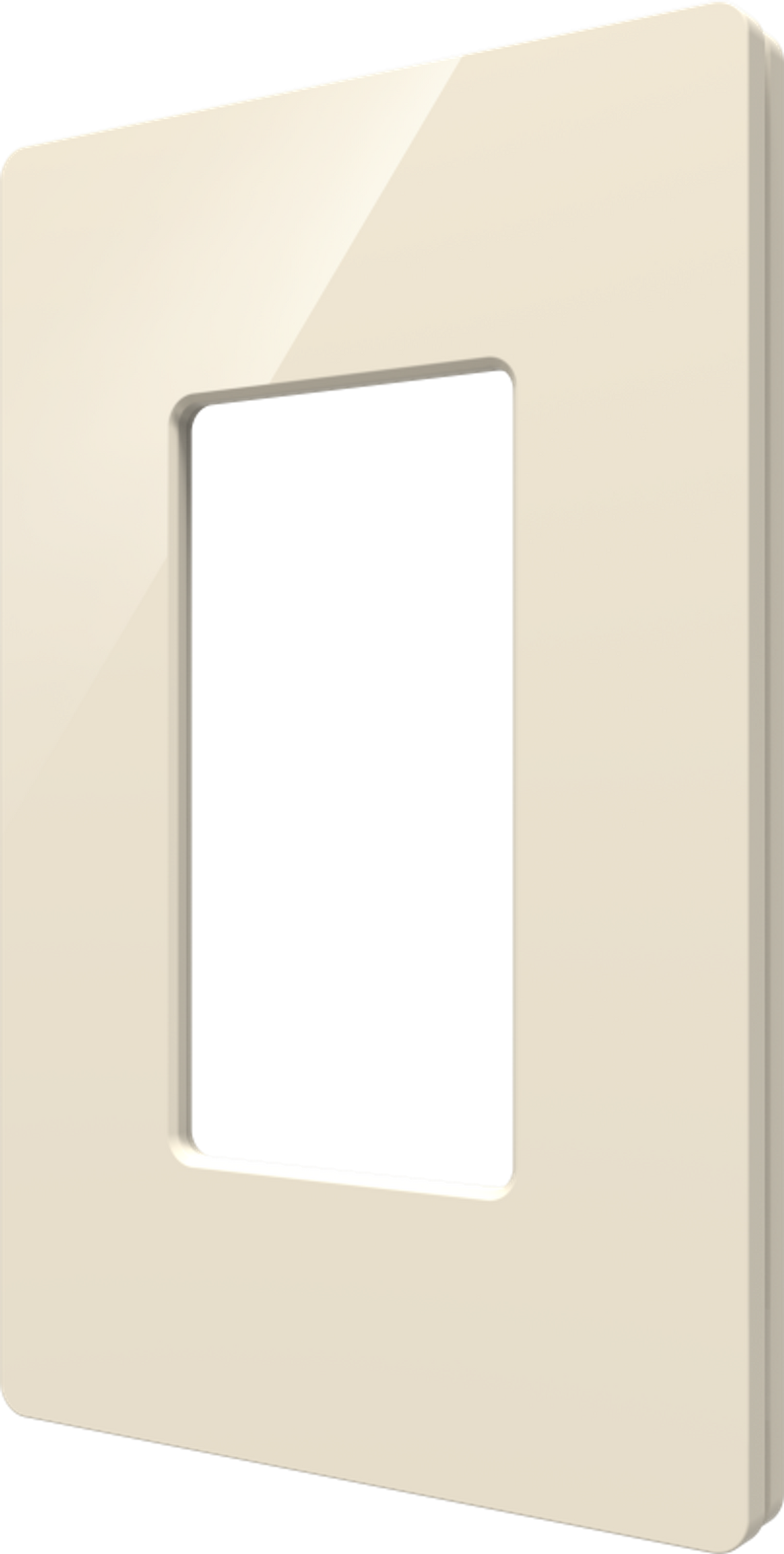 Crestron CM2-FP-G1-A-S - Cameo® 2 Faceplate, 1-Gang, Almond Smooth