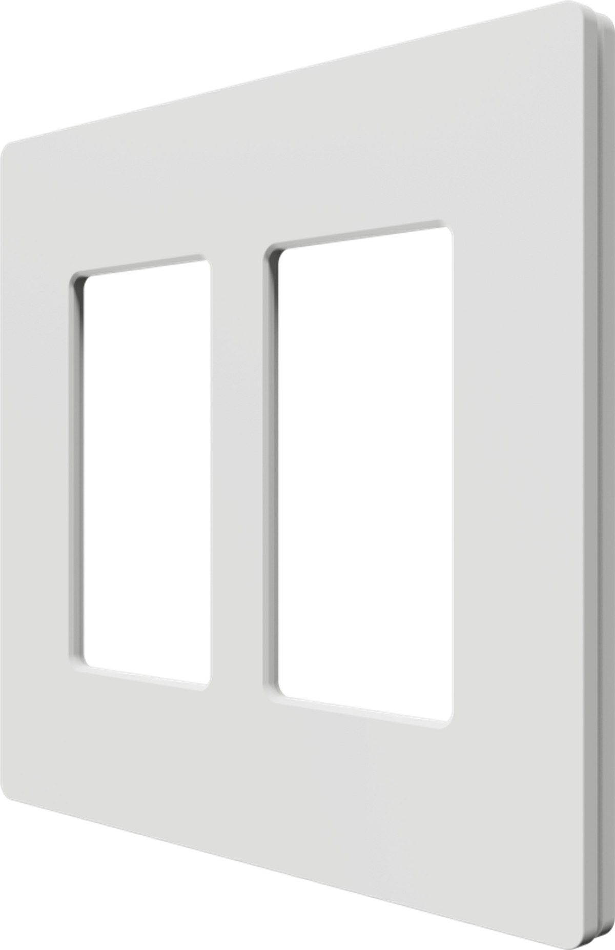 Crestron CM2-FP-G2-W-T - Cameo® 2 Faceplate, 2-Gang, White Textured