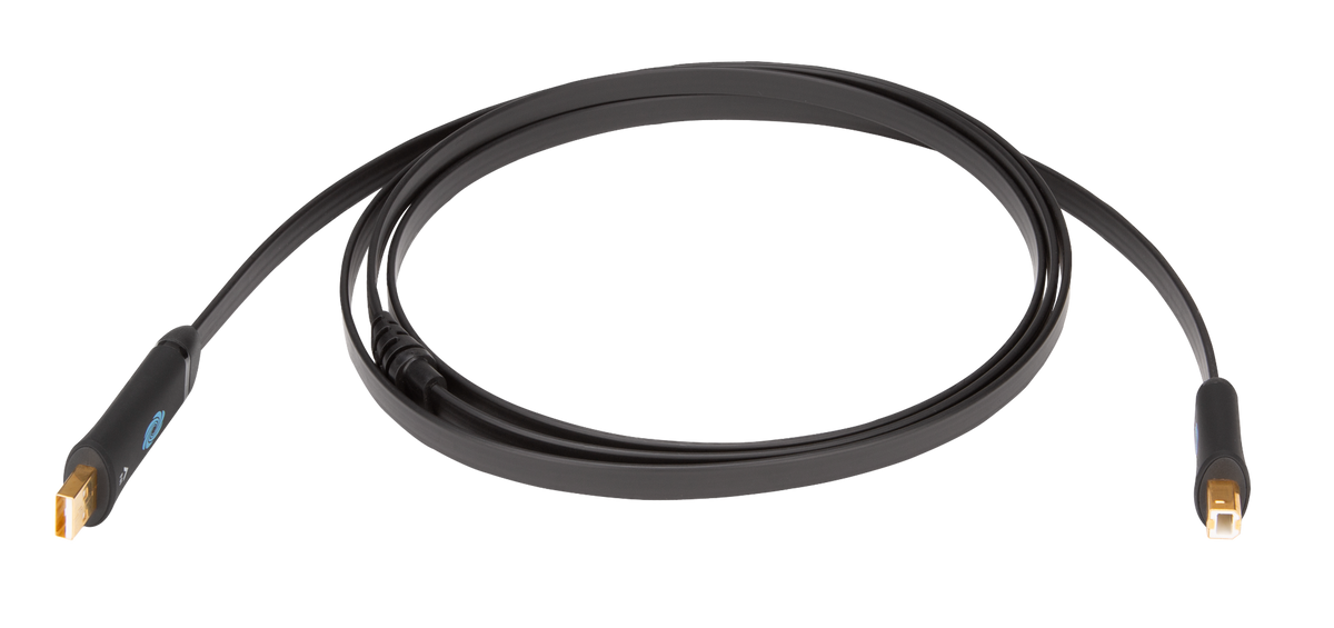 Crestron FT2A-CBL-PT-USB - Pass-Through Cable for FT2 Series, USB-A to USB-B, USB 2.0, 8 ft (2.4 m)