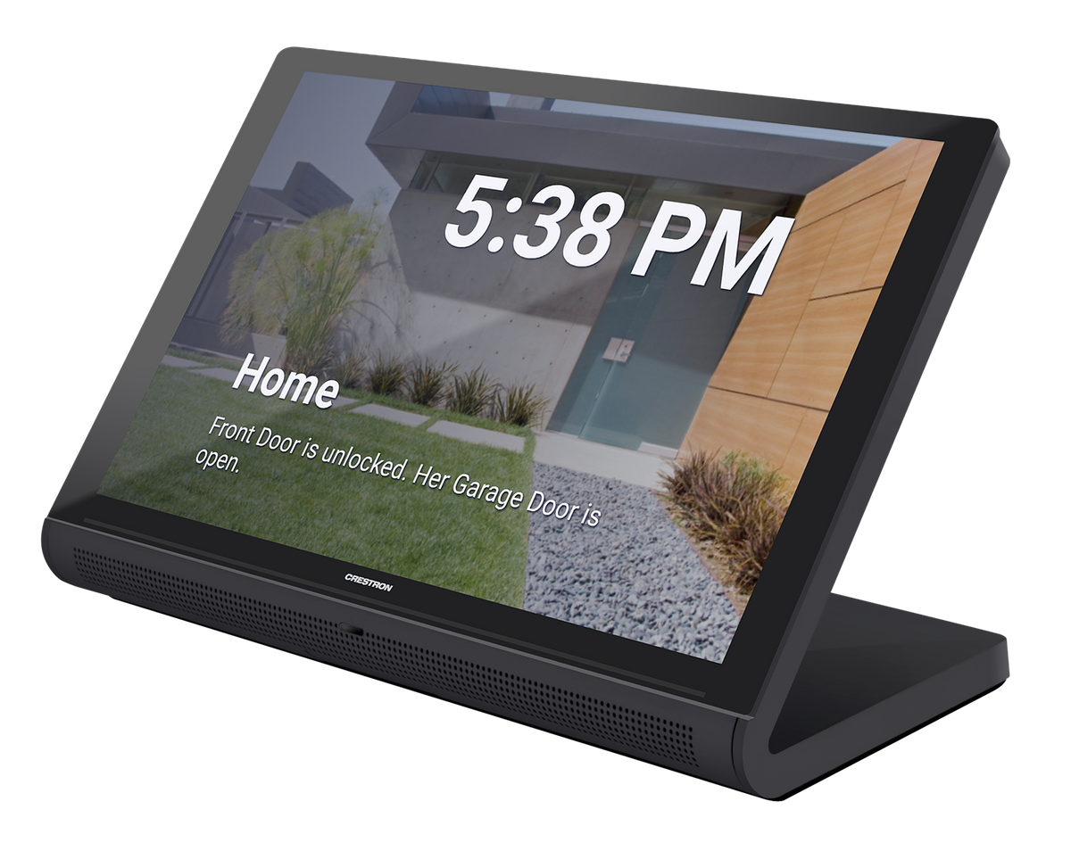 Crestron TS-1070R-B - 10.1 in. Tabletop Touch Screen, Crestron Home® OS Version, Black