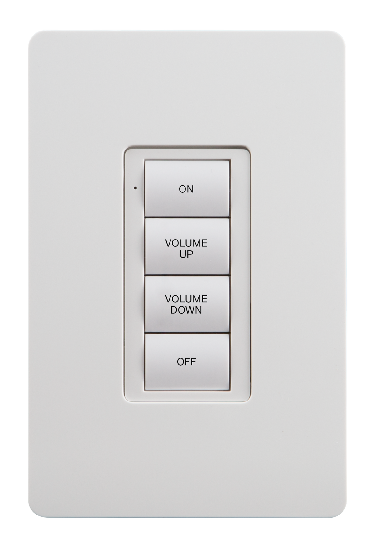 Crestron ZUMMESH-KP10AMBATT-W-S - AirMedia® Wireless Battery-Powered Keypad for, White Smooth