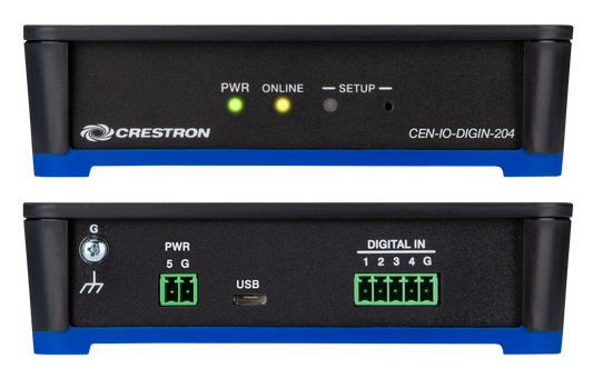 Crestron CEN-IO-DIGIN-204 - Wi-Fi® Network I/O Extender with 4 Digital Inputs