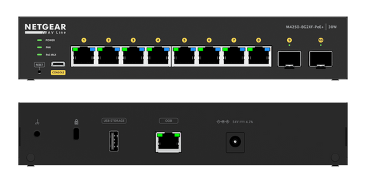 Crestron CEN-SWPOE-10 - 10 Port PoE+ Managed Switch