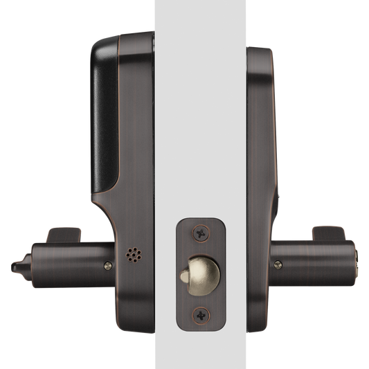 Crestron CLK-YL-YRL216-CR2-OBP - Yale® Assure Lever Lock, Pushbutton Keypad with infiNET EX® Technology, Oil Rubbed Bronze