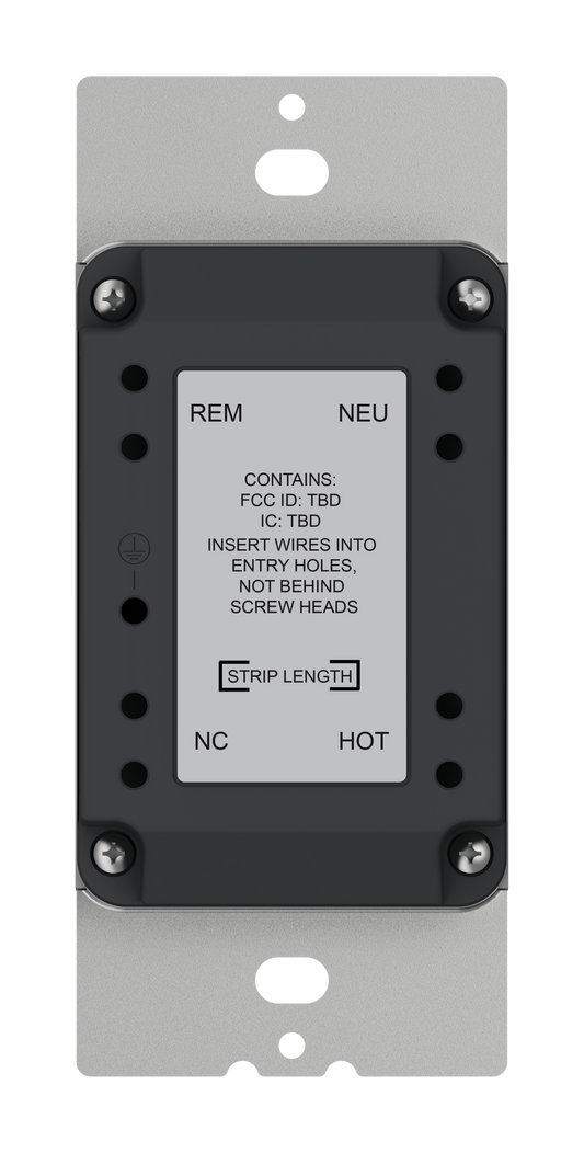 Crestron CM2-KPEX-RKR ENGRAVED - Cameo® 2 In-Wall Keypad with infiNET EX® Wireless Communication, 100-240VAC, Rocker Only, Custom Engraved