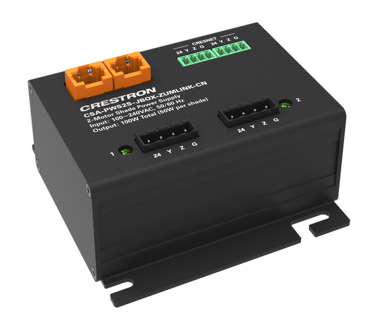 Crestron CSA-PWS2S-JBOX-ZUMLINK-CN - Two-Motor J-Box Mounted Power Supply for Motorized Shading Solutions