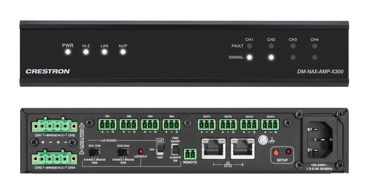 Crestron DM-NAX-AMP-X300 - DM NAX® X-Series Flexible Output Amplifier, 300 W