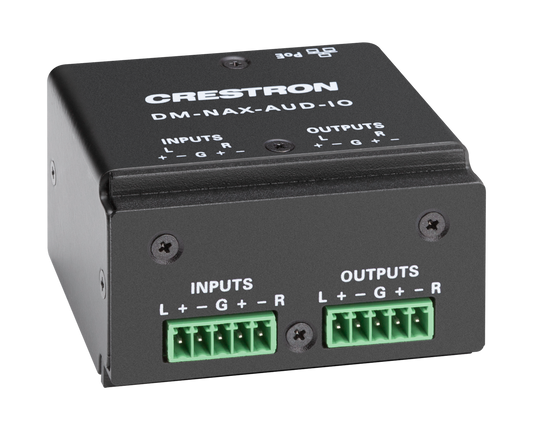 Crestron DM-NAX-AUD-IO - DM NAX® Audio-over-IP Converter with Balanced/Unbalanced Line-Level Audio Input and Output
