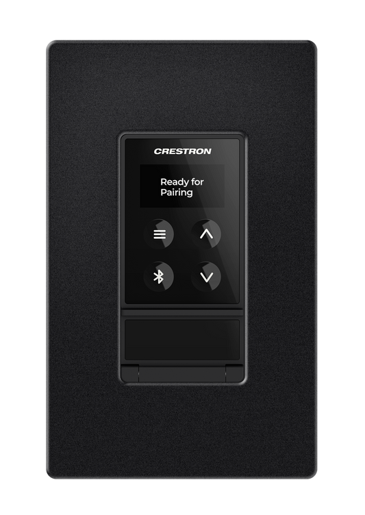 Crestron DM-NAX-BTIO-100-1G - DM NAX® Audio-over-IP Wall Plate with Bluetooth® Audio Support, Analog Audio Input and Output, 1‑Gang