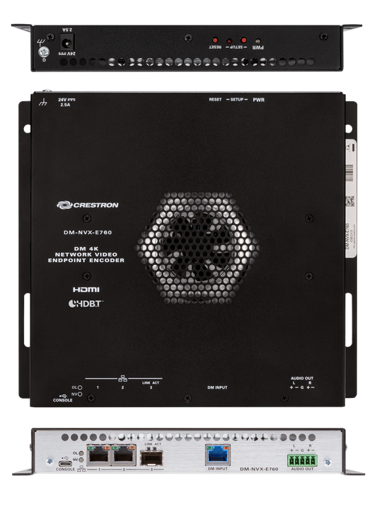 Crestron DM-NVX-E760 - DM NVX® 4K60 4:4:4 HDR Network AV Encoder with DM® Input