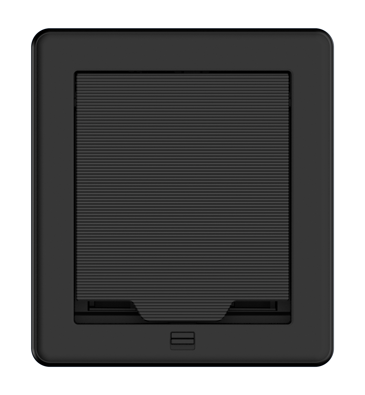 Crestron FT2-500-MECH-PTL-B - FlipTop™ FT2 Series Cable Management System, 500 Size, Mechanical, Pass-Through Lid, Black