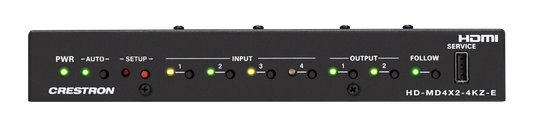 Crestron HD-MD4X2-4KZ-E - 4x2 4K60 4:4:4 HDR AV Switcher