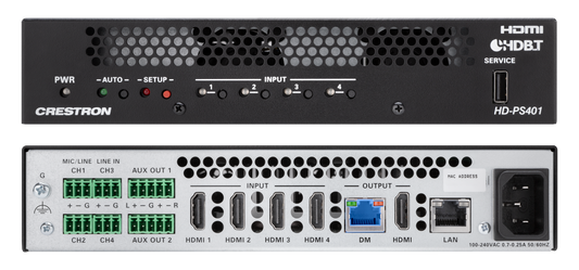 Crestron HD-PS401 - 4x1 4K60 4:4:4 HDR Presentation System