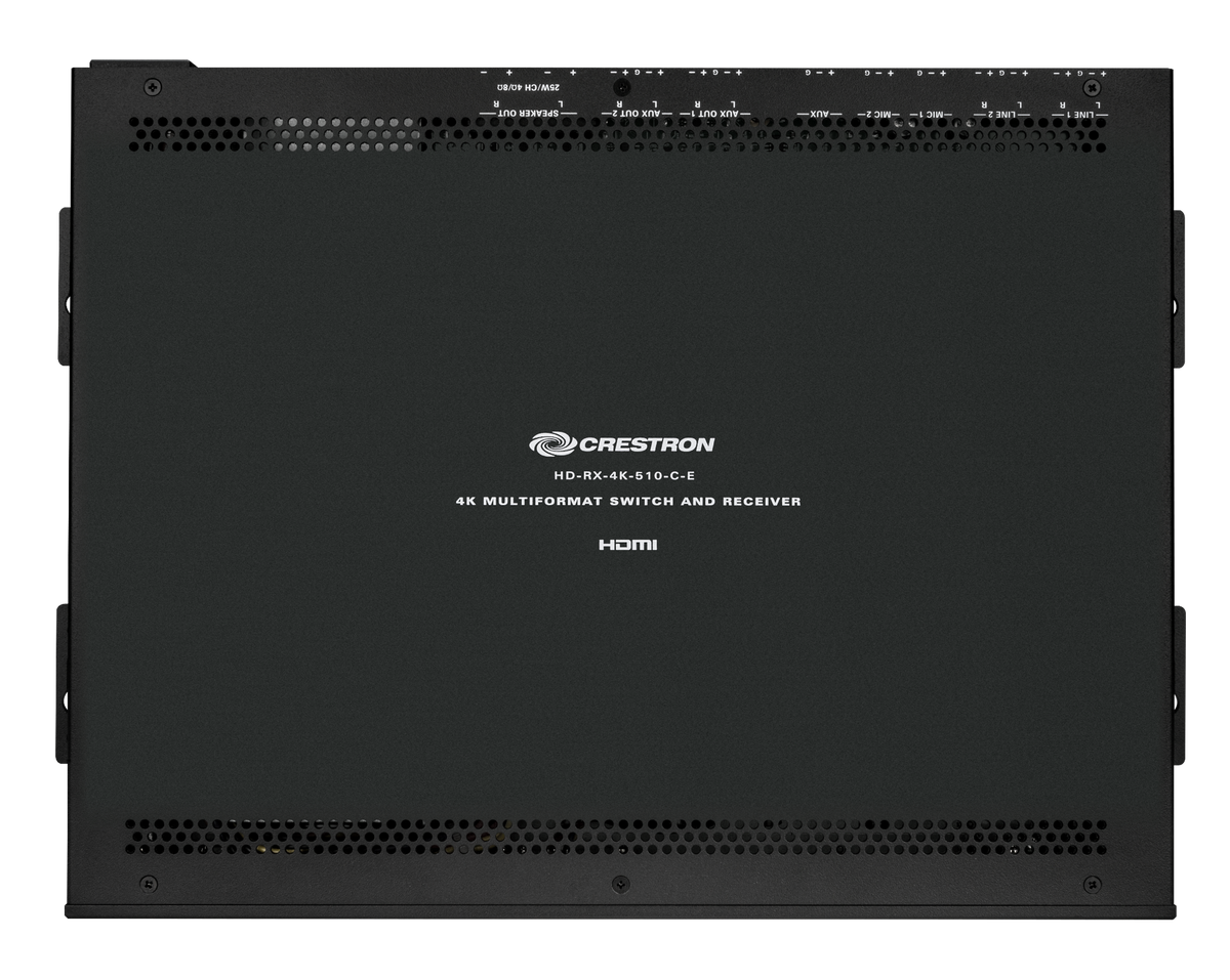 Crestron HD-RX-4K-510-C-E - DMPS Lite™ 4K Multiformat 5x1 AV Switch and Receiver