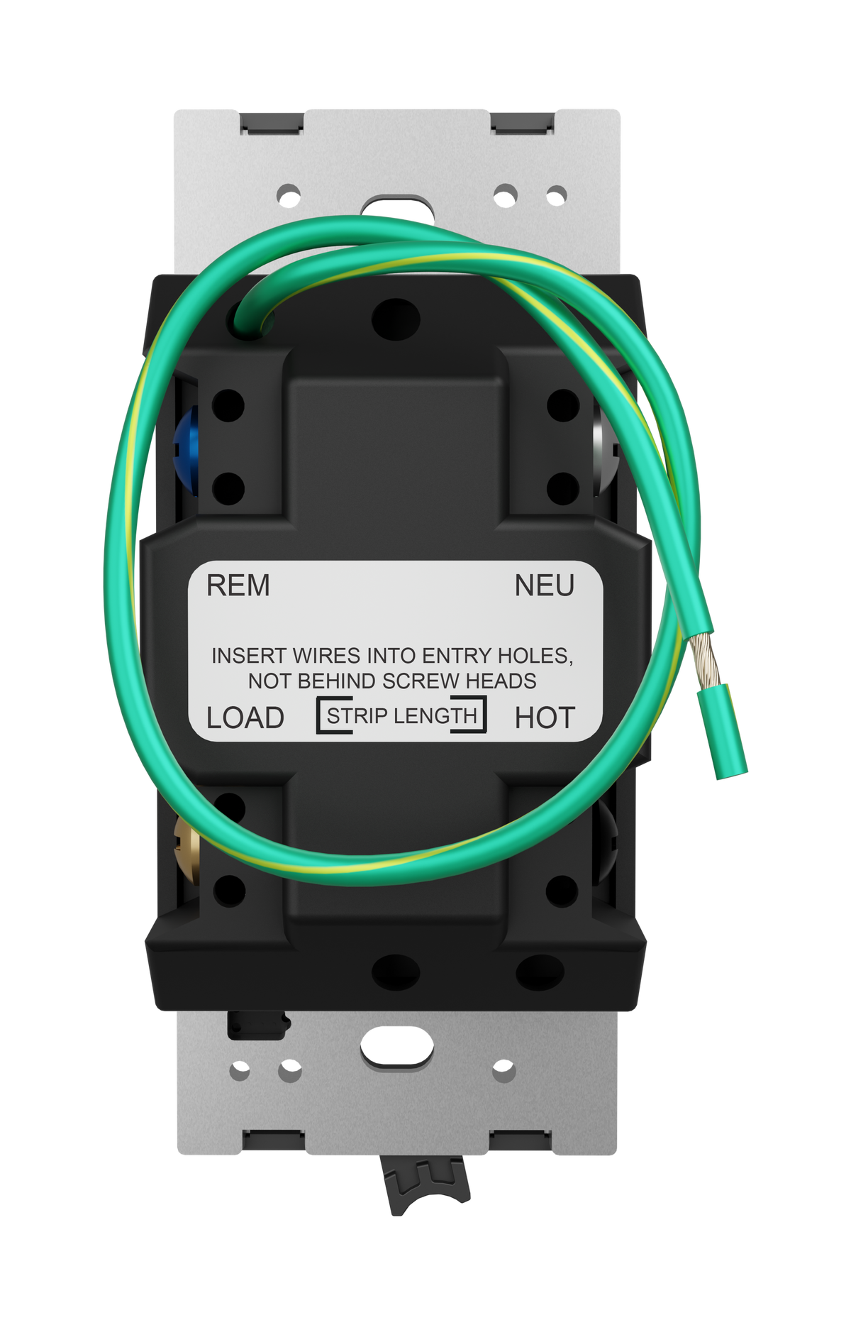 Crestron HZ2-DIMEX-W - Horizon® 2 In-Wall Forward-Phase Dimmer with infiNET EX® Wireless Communication, 120 VAC, Standard Engraved, White