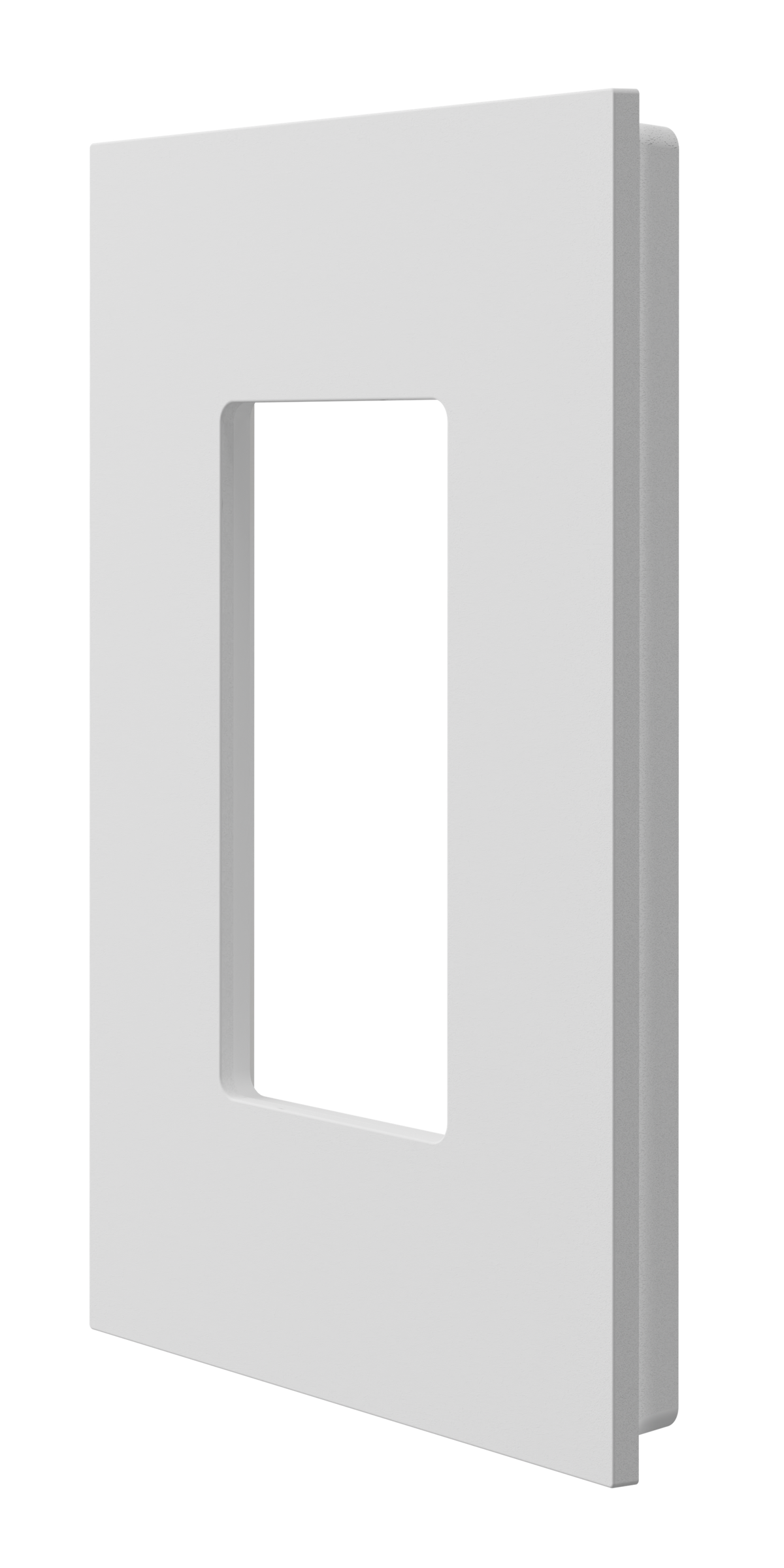 Crestron HZ2-FP-G1-D1-W - Horizon® 2 Faceplate, 1-Gang, 1-Decorator, White