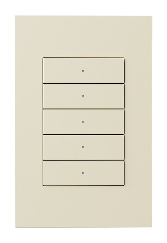 Crestron HZ2-KPCN-A - Horizon® 2 Keypad with Cresnet® Communications, Standard Engraved, Almond
