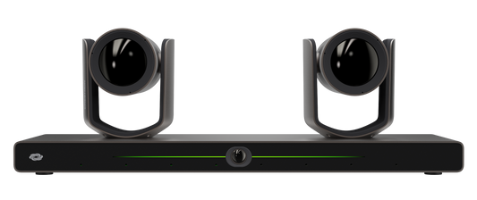 Crestron IV-CAM-I12D-B - Crestron 1 Beyond i12D Intelligent 4K Dual Camera Speaker Tracking Solution, 12x Optical Zoom, Moon Gray