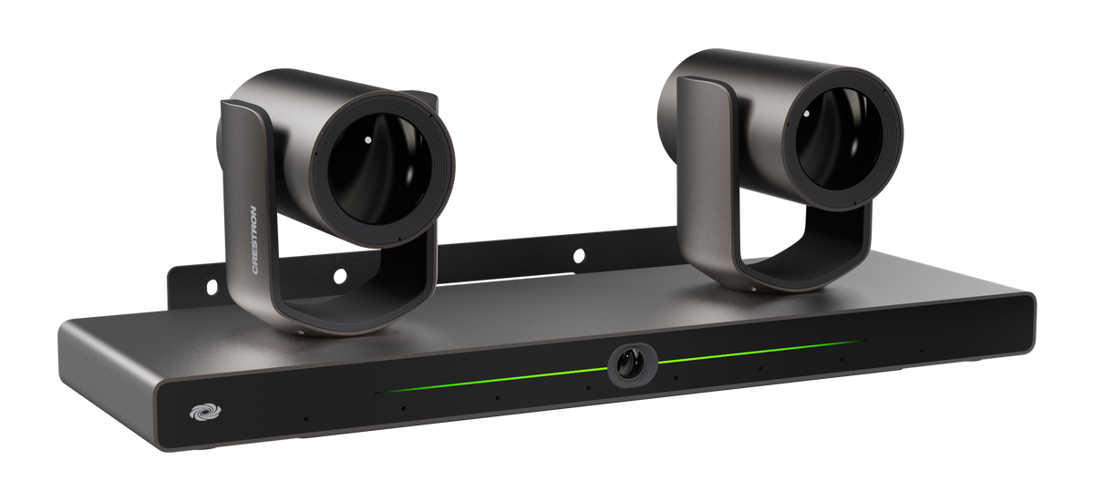 Crestron IV-CAM-I12D-B - Crestron 1 Beyond i12D Intelligent 4K Dual Camera Speaker Tracking Solution, 12x Optical Zoom, Moon Gray