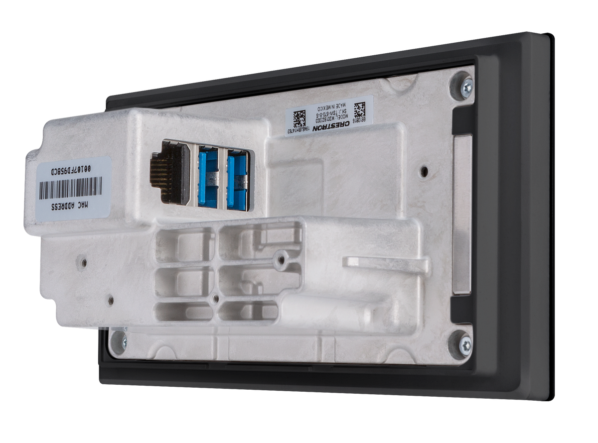 Crestron TSW-570-B-S - 5 in. Wall Mount Touch Screen, Black Smooth