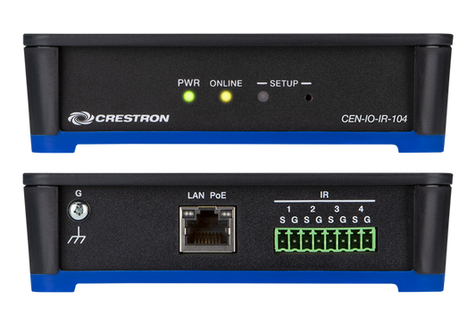 Crestron CEN-IO-IR-104 - Wired Ethernet Module with 4 IR Ports