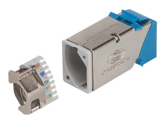 Crestron DM-CONN-ULTRA-RECP-20 - DigitalMedia™ Ultra Keystone RJ-45 Jack, 20-Pack w/Termination Tool