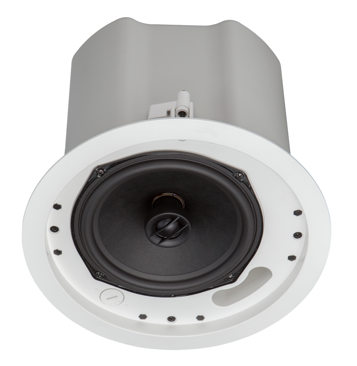 Crestron SAROS ICI6T-W-T-EACH+ - Saros® Integrator 6.5” 2-Way In-Ceiling Speaker, White Textured, Single (must be ordered in multiples of 2)