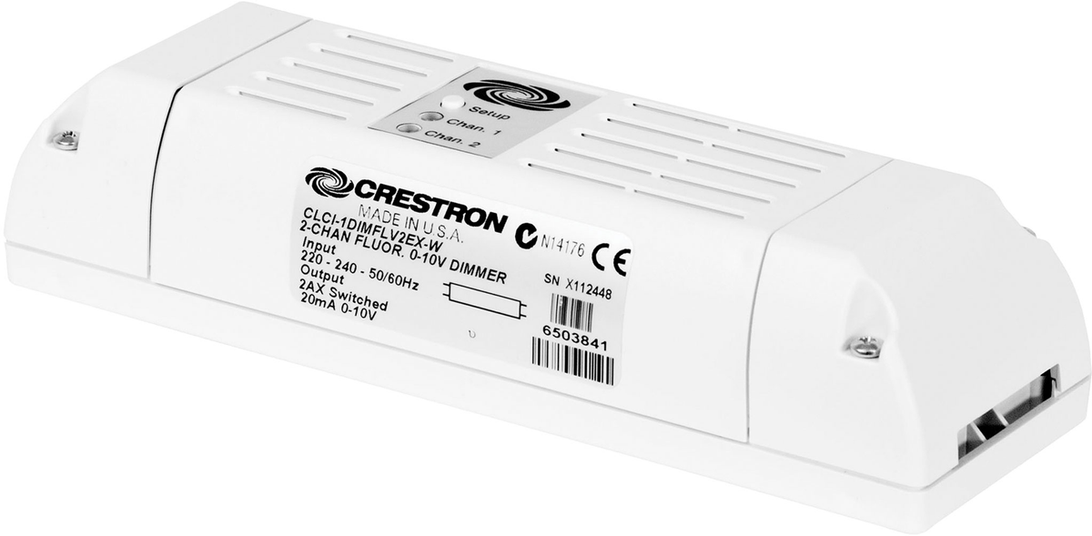 Crestron CLCI-1DIMFLV2EX-W - Wireless In-Ceiling 0-10V Dimmer, 230VAC