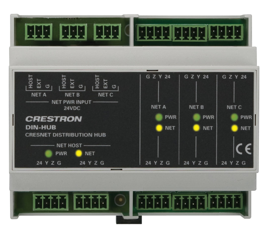 Crestron DIN-HUB - DIN Rail Cresnet Distribution Hub