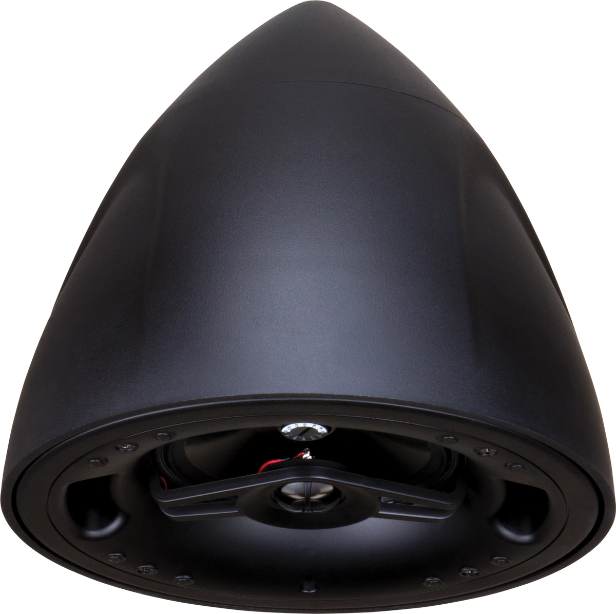 Crestron SAROS PD6T-B-T-EACH - Saros® 6.5” 2-Way Pendant Speaker, Black Textured, Single