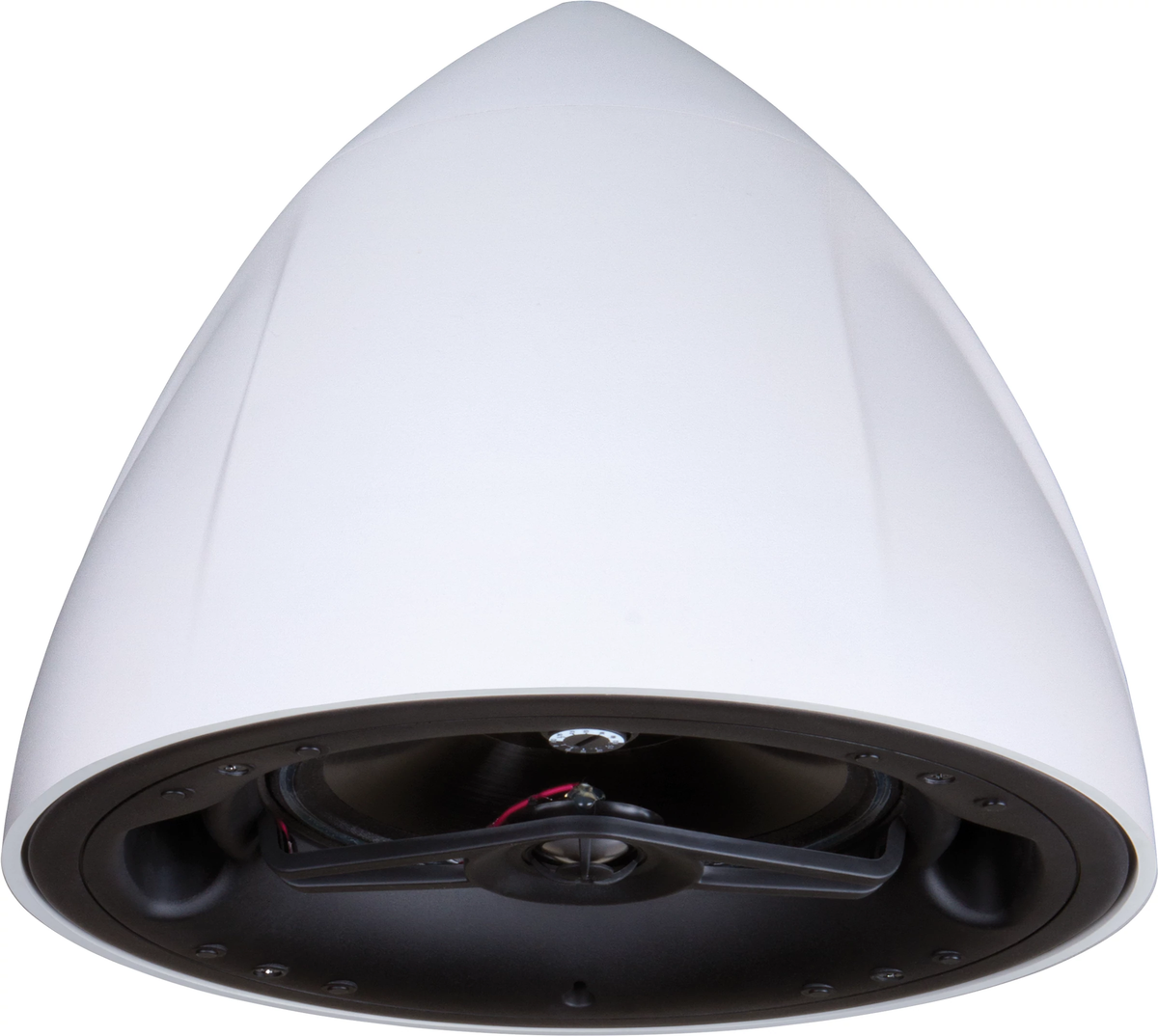 Crestron SAROS PD8T-W-T-EACH - Saros® 8” 2-Way Pendant Speaker, White Textured, Single