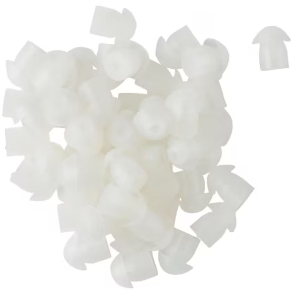 Motorola Solutions RLN6282 - Replacement Ear Tips, Clear (Pack of 50)