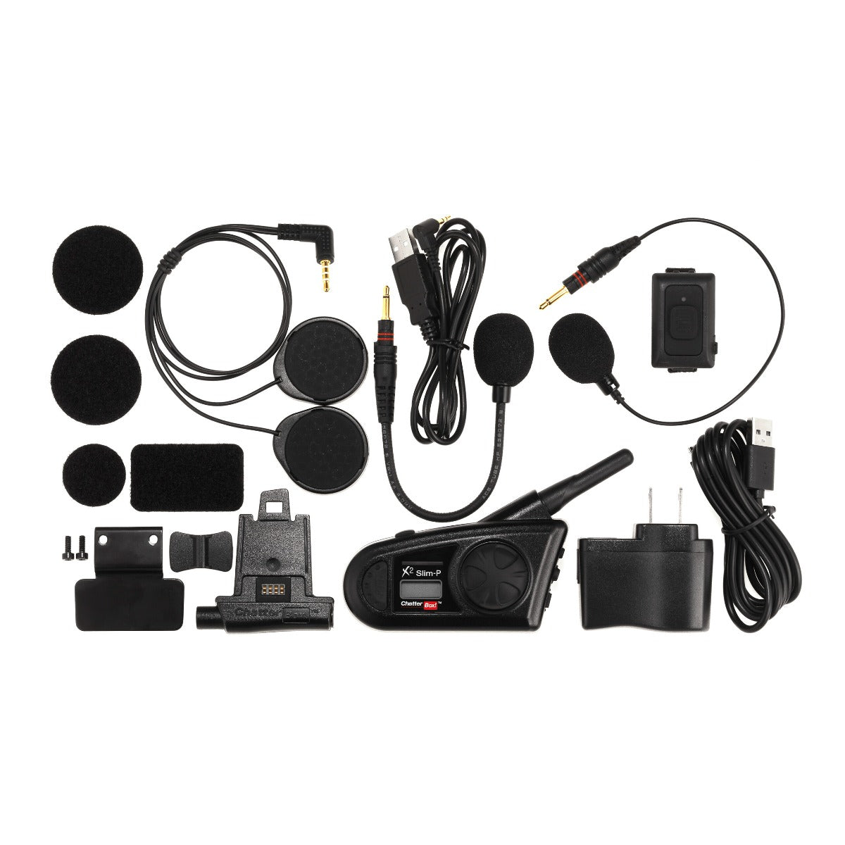 Maxon X2 SLIM-P Long Range GMRS/FRS Helmet communicator