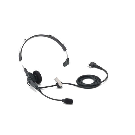 Motorola HMN9013 Lightweight Single Muff Adjustable Headset with Swivel Boom Microphone (Resale Packaging available through RPSD)
