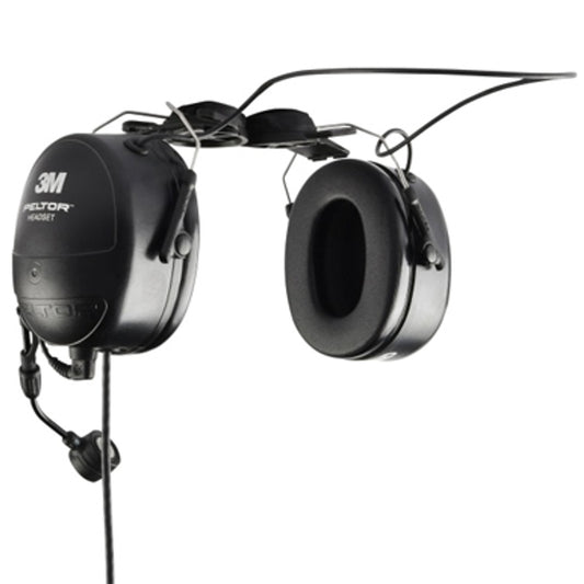 Motorola RMN4051 2-Way Hard-Hat Mount Headset, Black - Noise Reduction Rating = 22dB (requires adapter cable RKN4094)