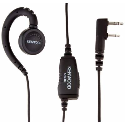 Kenwood KHS-31C C-Ring Ear Hanger with PTT & Microphone