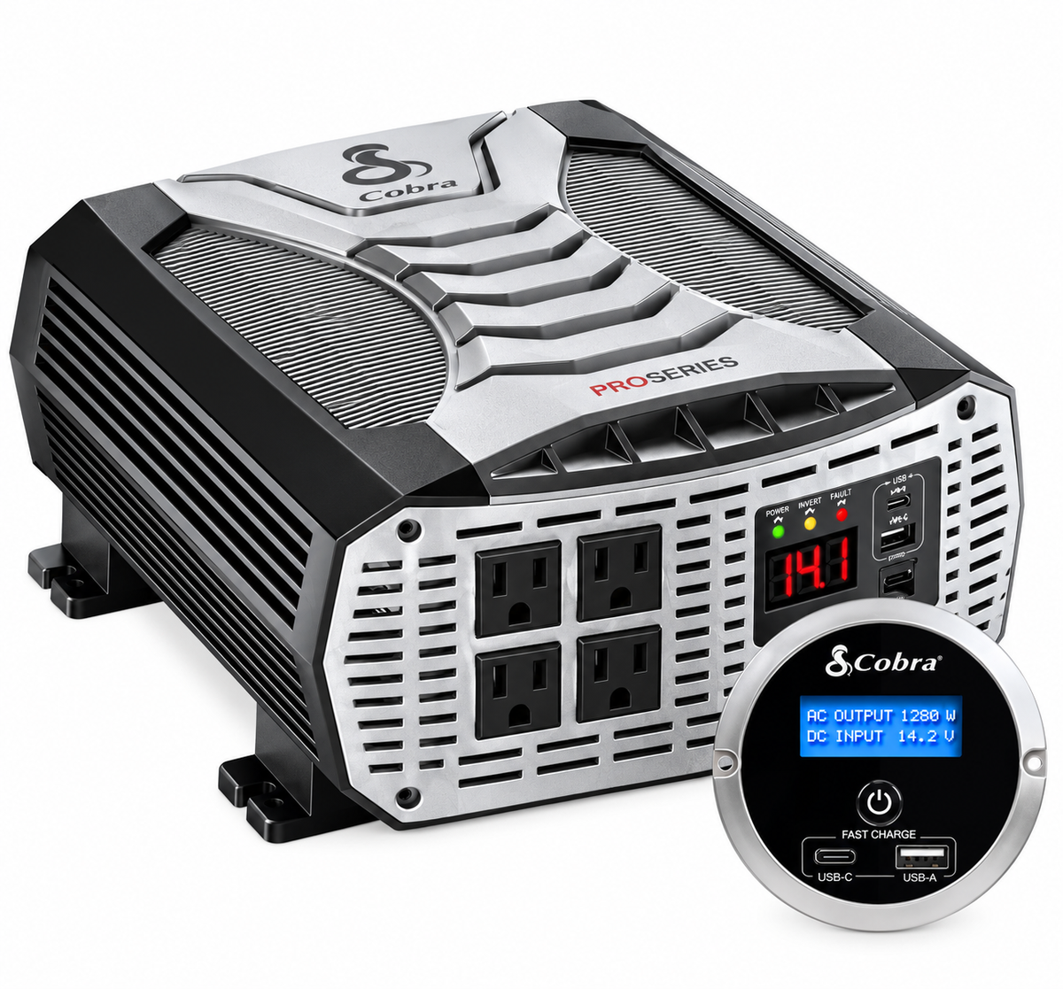 Cobra CPI3000W Professional Grade 3000 Watt Power Inverter with Remote Controller