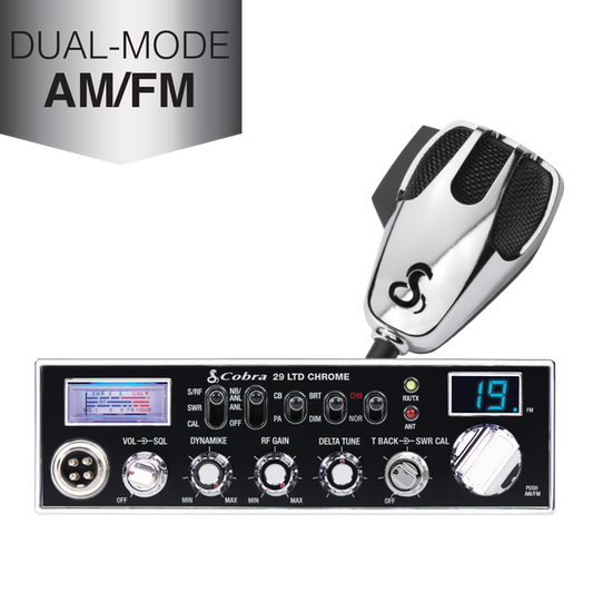 Cobra 29 LTD Chrome AM/FM CB Radio