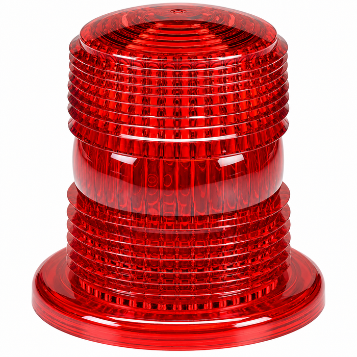 Federal Signal K8589063A-04 Red Dome and Screw Assembly for LP3