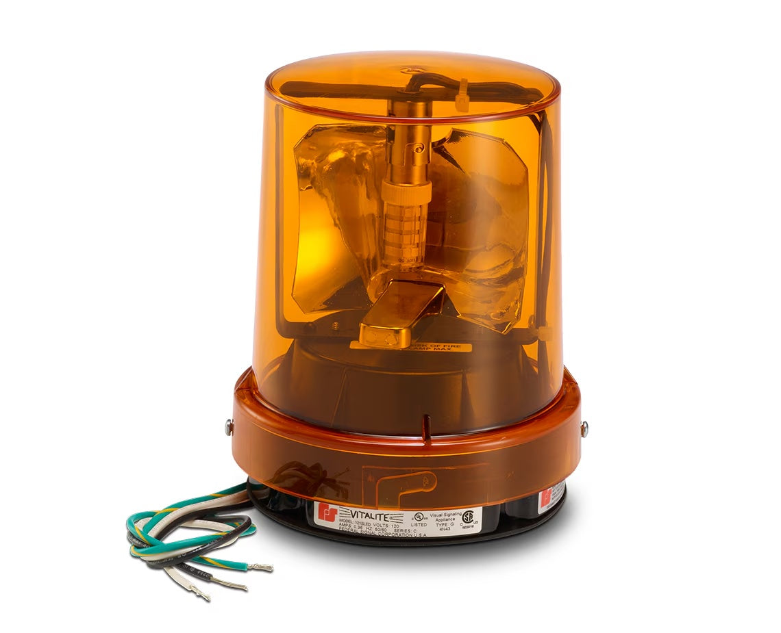 121SLED-120A Vitalite® Rotating LED Warning Lights Amber