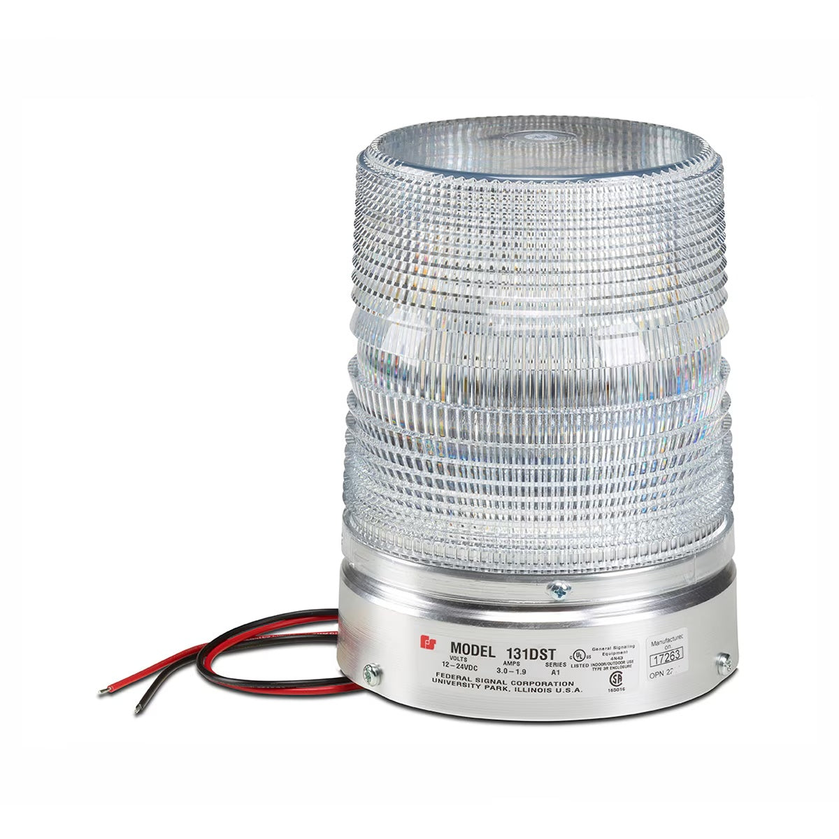 131ST-120C and 131DST Starfire® Strobe Warning Lights Clear