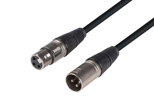 DYNAMIX 5m XLR 3-Pin Male to Female Balanced Audio Cable