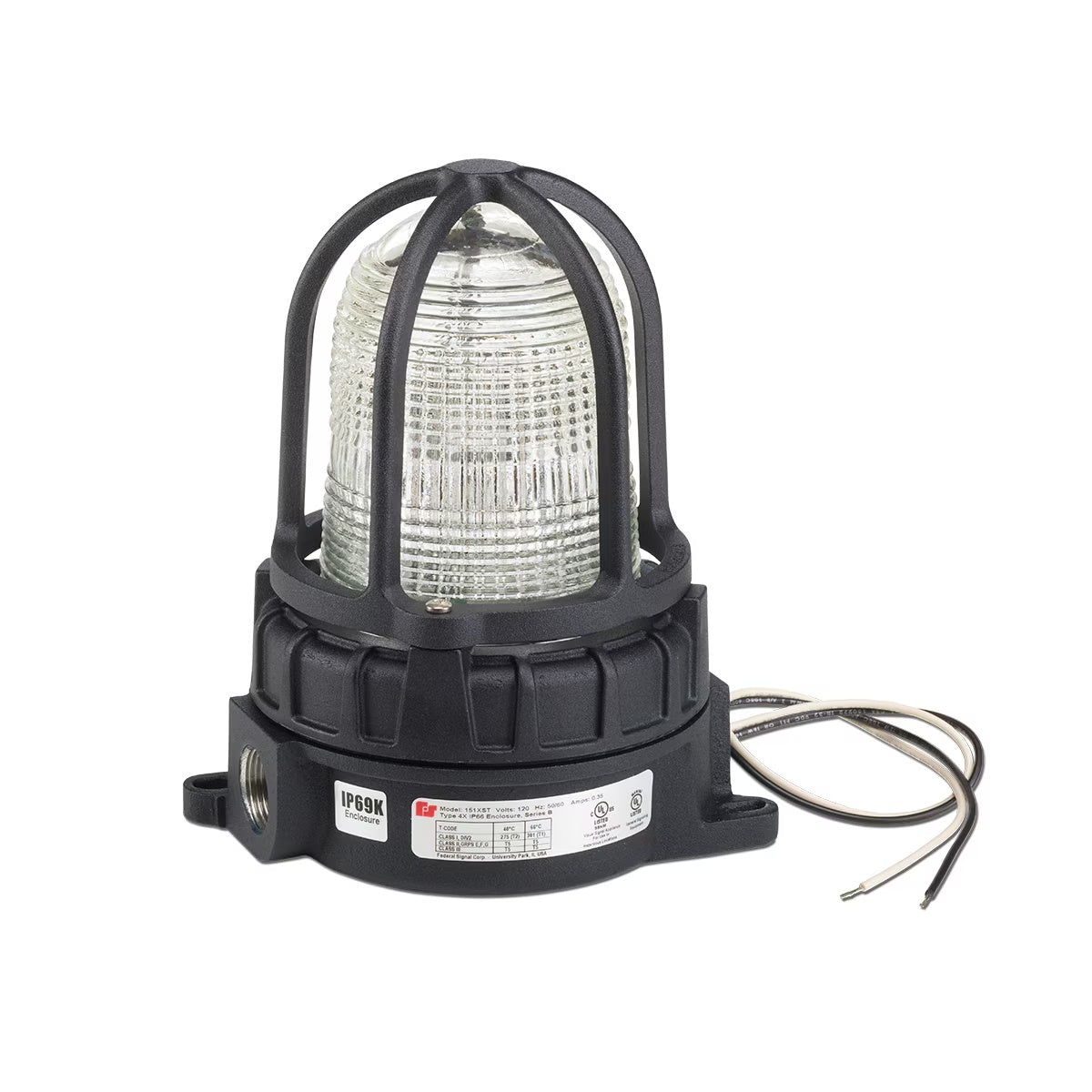 151XST-S120C Hazardous Location Strobe Lights Clear